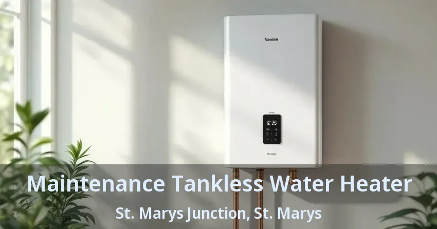 Maintenance Tankless Water Heater St. Marys Junction, St. Marys - ON