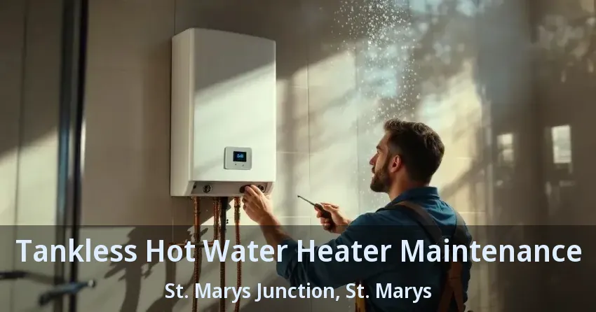 Tankless Hot Water Heater Maintenance St. Marys Junction, St. Marys - ON